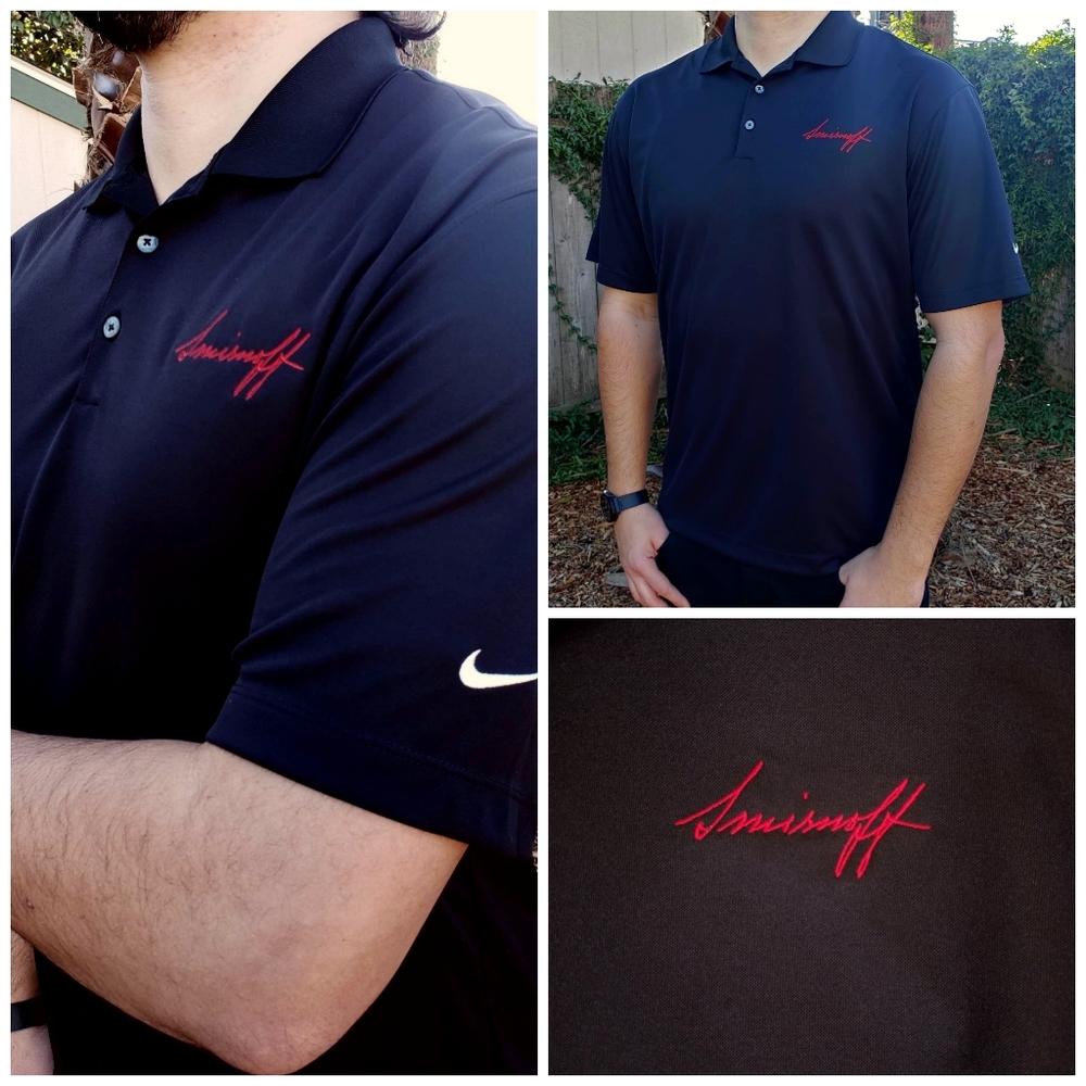 🔥Nike Golf Smirnoff Embroidered Polo Shirt